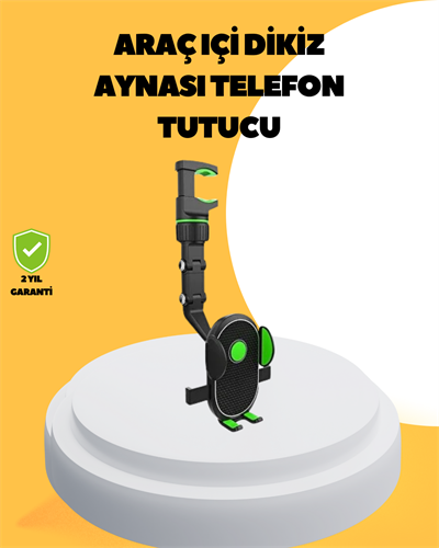 Dikiz Aynasına Takılan Telefon Tutucu Ayarlanabilir Çok Yönlü Araç Aksesuarı