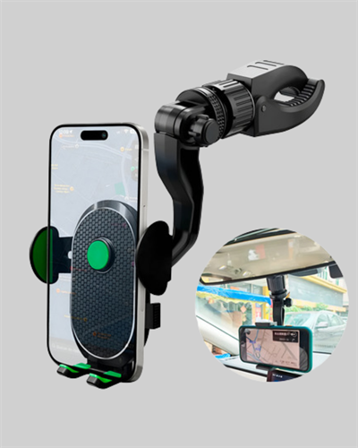 Dikiz Aynasına Takılan Telefon Tutucu Ayarlanabilir Çok Yönlü Araç Aksesuarı