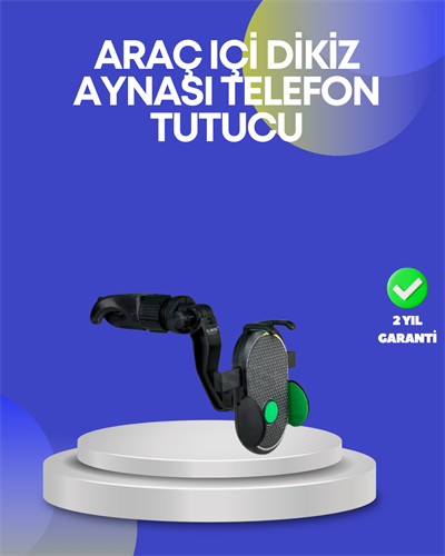 Dikiz Aynasına ve Koltuk Başlığına Uyumlu Telefon Tutucu