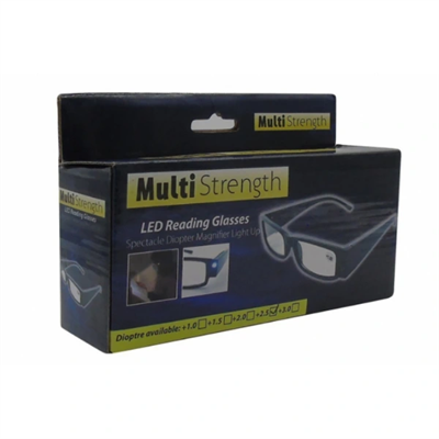 Dinlendirici LED Işıklı Okuma Gözlüğü