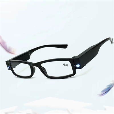 Dinlendirici LED Işıklı Okuma Gözlüğü