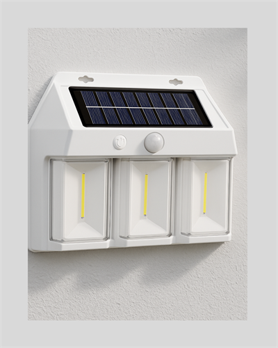 Dış Mekan Solar Duvar Lambası – 120° Hareket Algılama, 3 Işık Modu