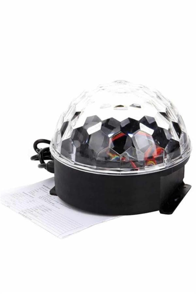 Disko Topu Renkli Işıklı Lazer Parti Bluetooth Bağlantılı Led Küre