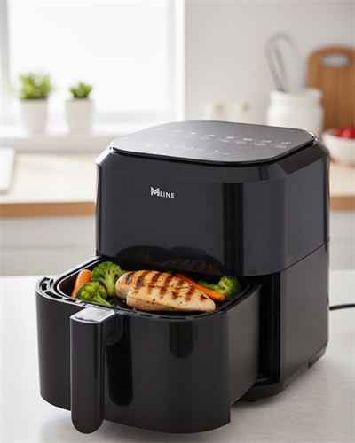 Dokunmatik Kontrollü 4L Yağsız Sıcak Hava Fritözü 1360W