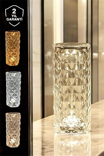 Dokunmatik Kristal Gece Lambası Hediyelik