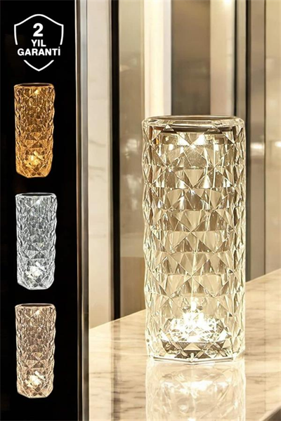 Dokunmatik Kristal Gece Lambası Hediyelik