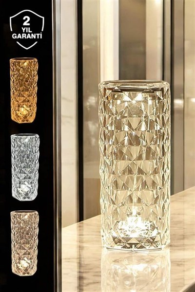 Dokunmatik Kristal Gece Lambası Hediyelik