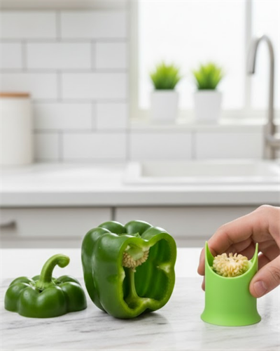 Dolmalık Biber ve Kabak İçin Çekirdek Temizleyici Mutfak Aparatı