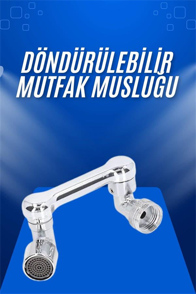 Döndürülebilir Musluk Mutfak Banyo Musluk Ucu Başlığı 4 Filtreli