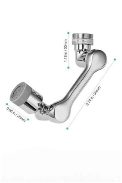 Dönebilen Musluk Başlığı Akrobat Mutfak Banyo Musluk Ucu Başlığı Oynar Başlıklı