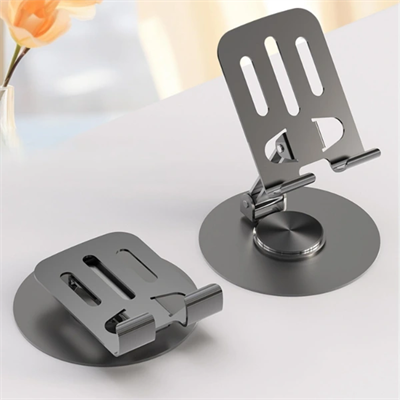 Dönebilir ve Katlanabilir Masaüstü Metal Telefon Tutucu