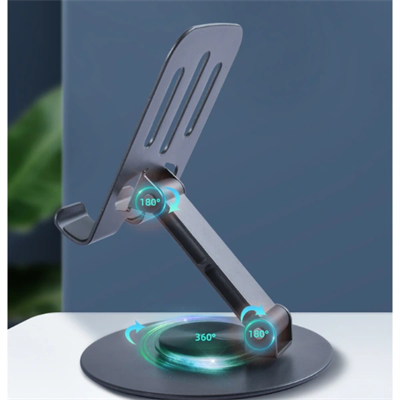 Dönebilir ve Katlanabilir Masaüstü Metal Telefon Tutucu