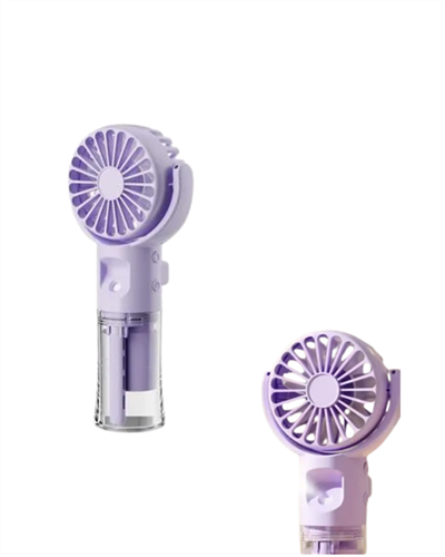 Dönen Su Sisli El Fanı – 4 Kademeli Rüzgar, Şeffaf Su Haznesi, Sessiz Çalışma