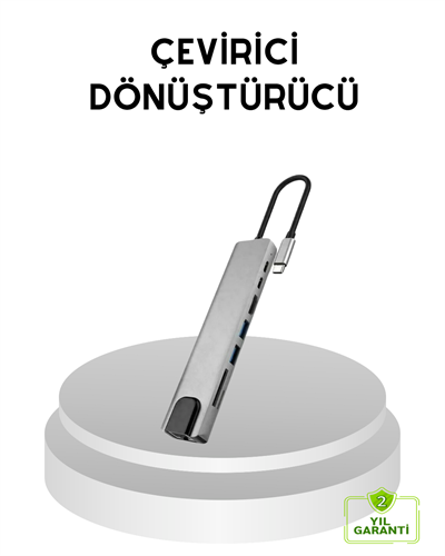Dönüştürücü Hub – Kompakt, Dayanıklı ve Yüksek Hızlı Bağlantı
