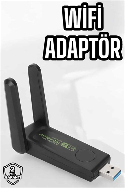 Dual Band Wifi Alıcı Adaptör USB 3.0 Destekli
