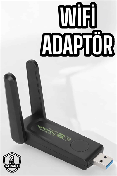 Dual Band Wifi Alıcı Adaptör USB 3.0 Destekli