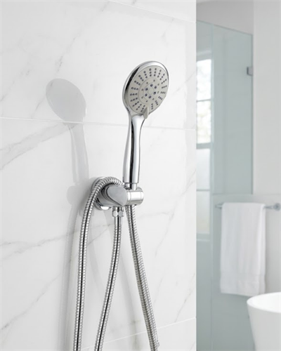 Duş Başlığı Seti Spiral Hortum Hareketli El Duşu Tutacağı Kirece Dayanıklı Tasarım