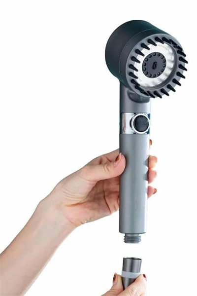 Duş Başlığı Yüksek Basınçlı Masaj Taraklı 3 Kademeli