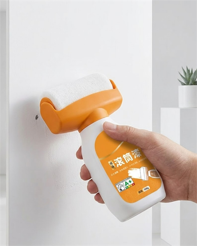 Duvar Rötuş Boya Rulosu 2si 1 Arada Hazneli Hızlı Kuruyan Yama Fırçası