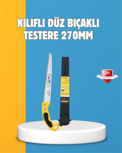 Düz Bıçaklı Budama Testeresi Kılıflı Güvenli Tasarım