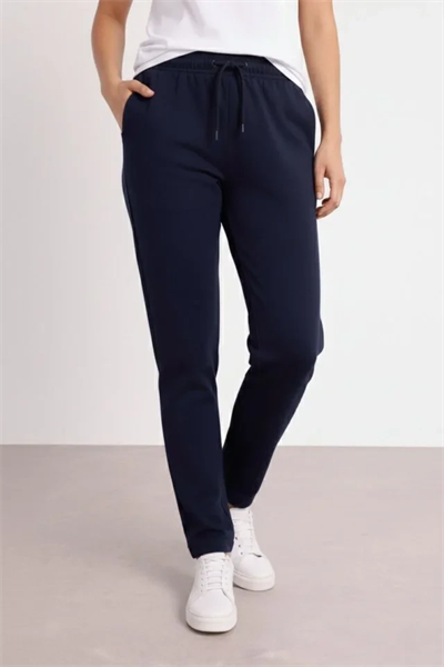 Düz Paça Beli Lastikli İpli Günlük Spor Eşofman Altı Rahat Fit - Lacivert