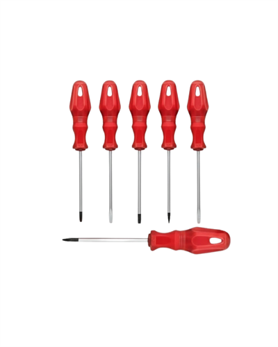 Düz ve Yıldız Başlıklı 7li Tornavida Seti Ergonomik Tutma