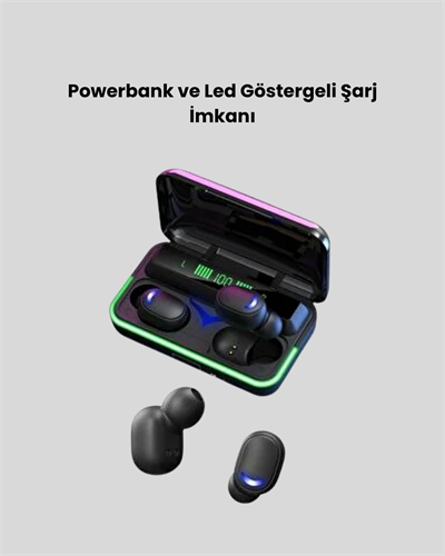 E10 Powerbank Bluetooth Kulaklık – Düşük Gecikmeli Oyun ve Müzik Deneyimi