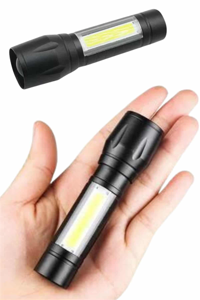 EL Feneri Uzun Menzilli Usb Şarj Edilebilir Kamp Lambası