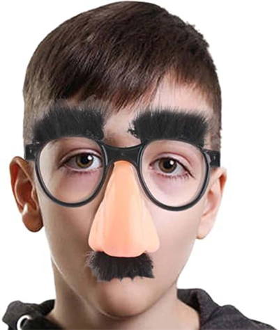 Eğlenceli Kılık Değiştirme Kaş Bıyık Mizah Gözlüğü 9x13 cm