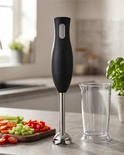 El Blenderı Paslanmaz Çelik Metal Ayaklı Ergonomik Tasarımlı Mutfak Blender