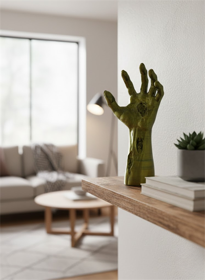 El Formu Masaüstü Dekor Obje