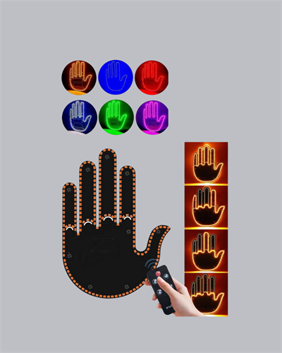 El Hareketiyle Kontrol Edilen 176 LED Amber Güvenlik Lambası