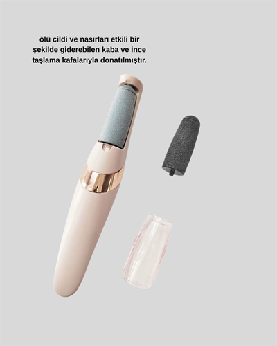 Elektrikli Ayak Törpüsü USB Şarjlı Nasır ve Kallus Giderici