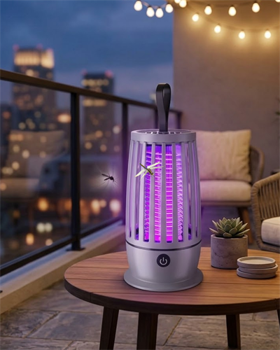 Elektrikli Böcek Öldürücü UV Işıklı Gece Lambası Sessiz Çalışan Geniş Alan Etkili