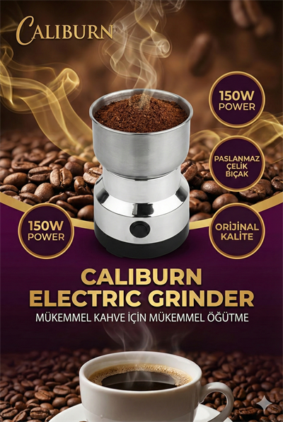 Elektrikli Kahve Baharat Bakliyat Öğütücü Makine