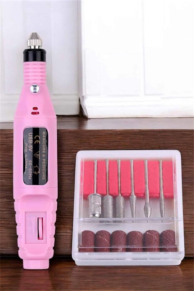 Elektrikli Manikür Pedikür Törpü Seti Protez Tırnak Nasır Temizleyici