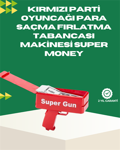 Elektrikli Money Gun Oyuncak Parti Tabancası