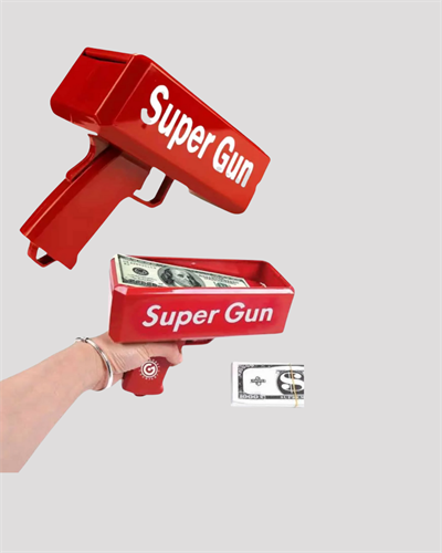 Elektrikli Money Gun Oyuncak Parti Tabancası