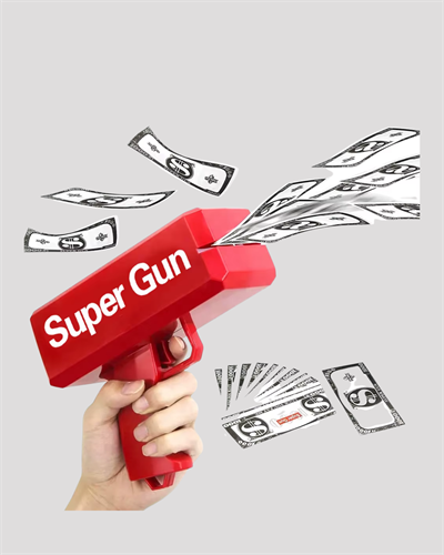 Elektrikli Money Gun Oyuncak Parti Tabancası