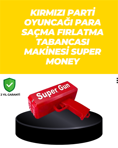 Elektrikli Parti Oyuncağı – Para Atan Tabanca