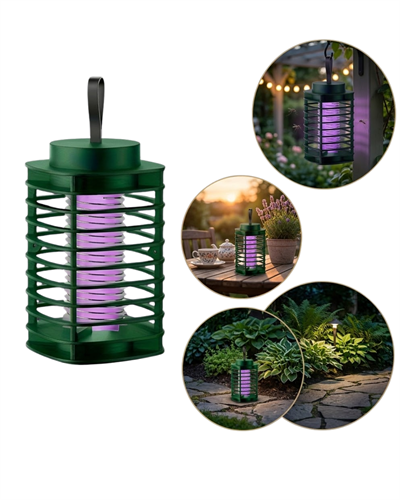 Elektrikli Sinek Öldürücü Lamba UV LED Teknolojili Sessiz ve Etkili