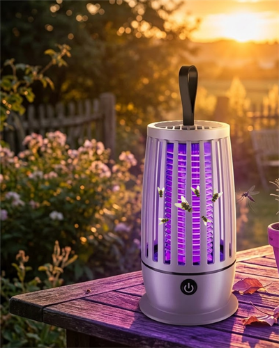 Elektrikli Sinek Öldürücü Lamba UV Mor Işık Geniş Alan Etkili Sessiz Çalışma