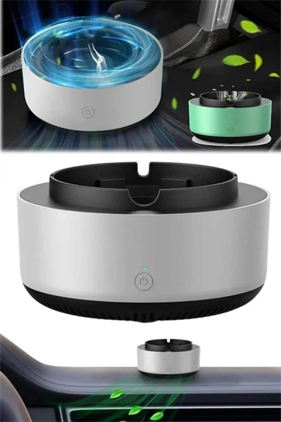 Elektronik Akıllı Küllük Hava Temizleyici Kokusuz Kül Tablası Anti-Duman