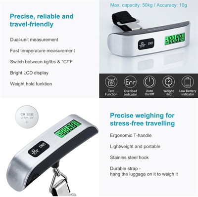 Elektronik El Bagaj - Valiz Tartısı , Bavul Kantarı