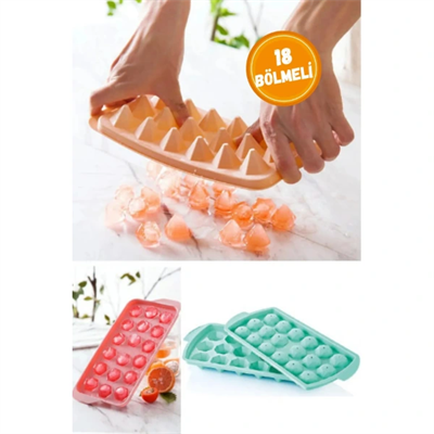 Elmas 18 Bölmeli Buz Kalıbı
