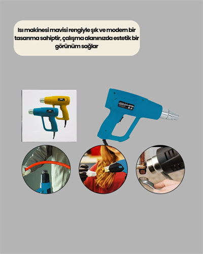Endüstriyel 2000W Isı Tabancası Plastik Boru Lehim Boya Çıkarma