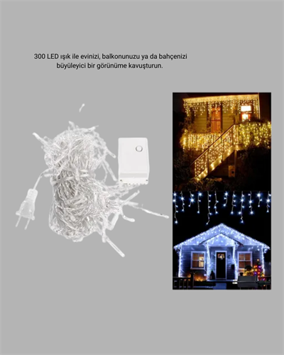 Enerji Tasarruflu 3x3 LED Işık – Parti, Yılbaşı ve Organizasyon