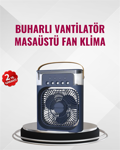 Enerji Tasarruflu Sessiz Çalışan Taşınabilir Soğutma Fanı
