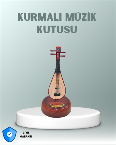 Enstrüman Figürlü Melodi Çalan Dekoratif Müzik Kutusu