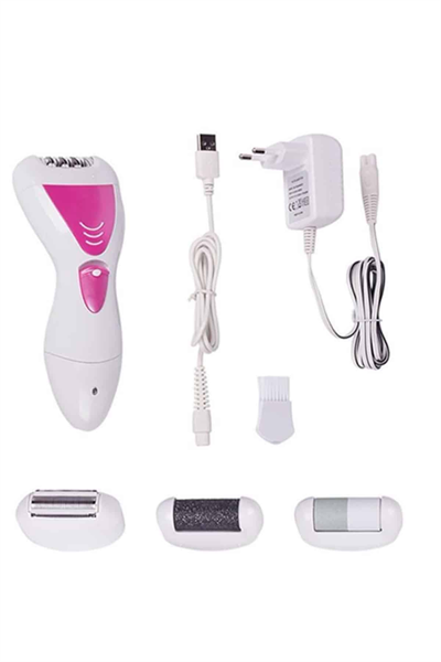 Epilatör Cihazı Epilasyon Aleti Çoklu Başlık Seçeneği Ayak Törpüsü